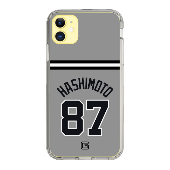 スリムプロテクションケース［ 読売ジャイアンツ - #87 HASHIMOTO - ビジター ］