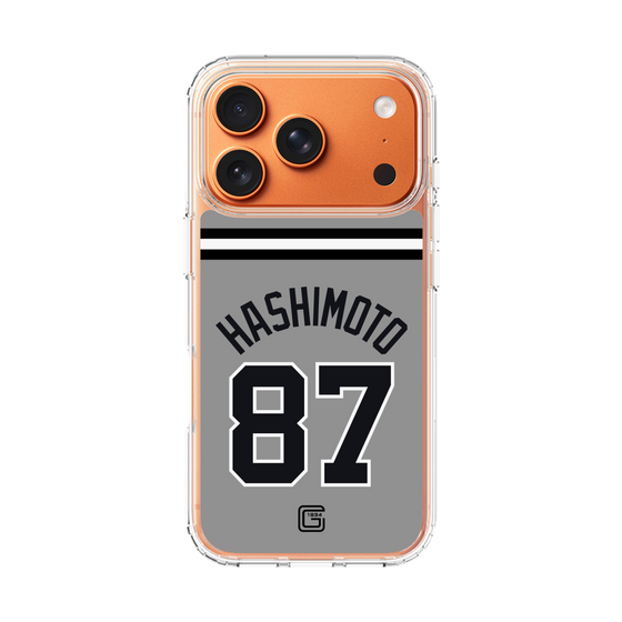 スリムプロテクションケース［ 読売ジャイアンツ - #87 HASHIMOTO - ビジター ］