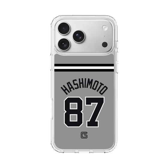 スリムプロテクションケース［ 読売ジャイアンツ - #87 HASHIMOTO - ビジター ］