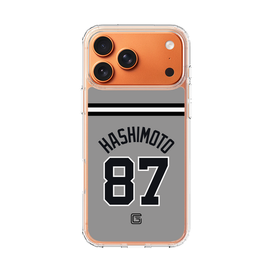 スリムプロテクションケース［ 読売ジャイアンツ - #87 HASHIMOTO - ビジター ］