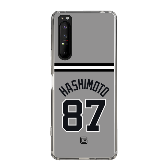 スリムプロテクションケース［ 読売ジャイアンツ - #87 HASHIMOTO - ビジター ］