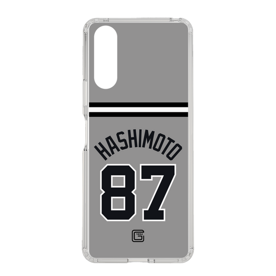 スリムプロテクションケース［ 読売ジャイアンツ - #87 HASHIMOTO - ビジター ］