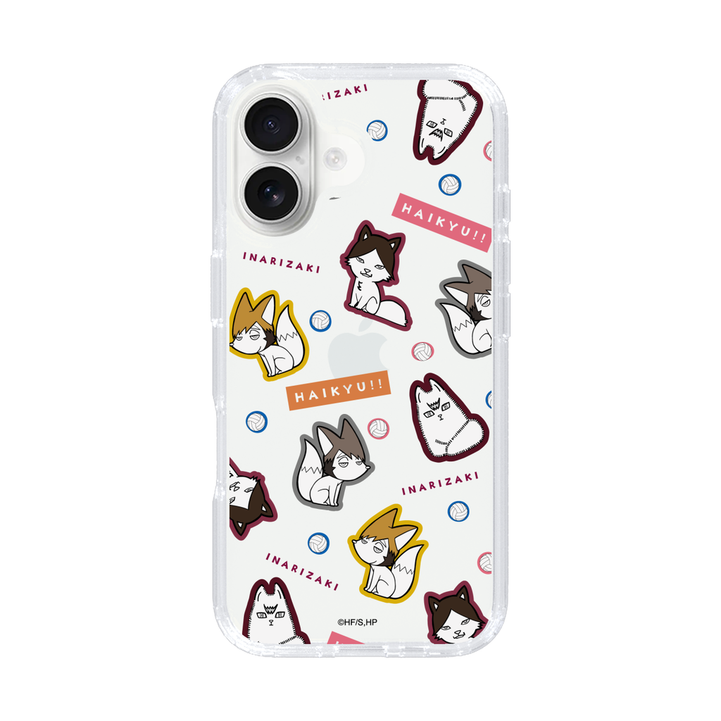 スリムプロテクションケース for Apple iPhone 16［ ハイキュー!! - マスコットキャラ - 稲荷崎高校 ］