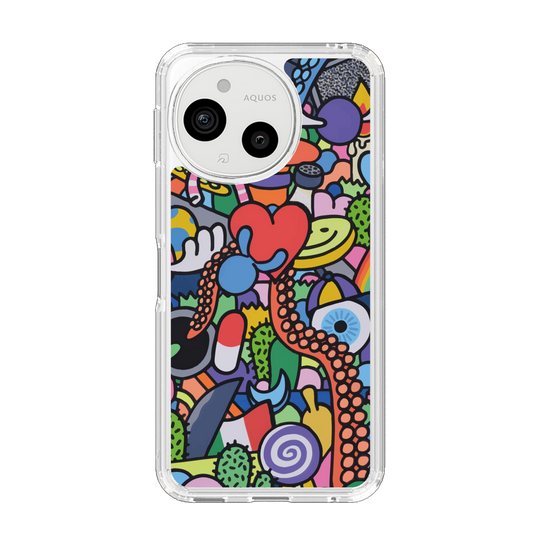 スリムプロテクションケース［ ROMANs - タコ・サラダ ］