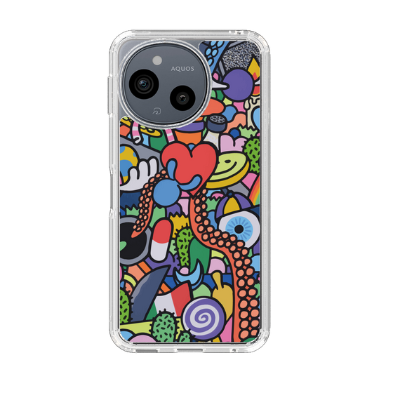 スリムプロテクションケース［ ROMANs - タコ・サラダ ］