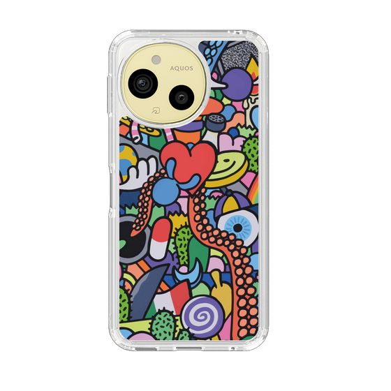 スリムプロテクションケース［ ROMANs - タコ・サラダ ］