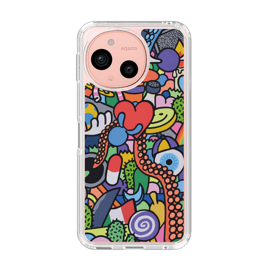 スリムプロテクションケース［ ROMANs - タコ・サラダ ］