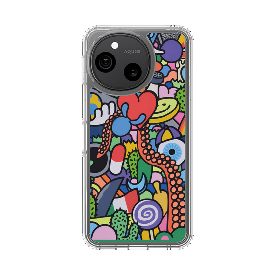 スリムプロテクションケース［ ROMANs - タコ・サラダ ］