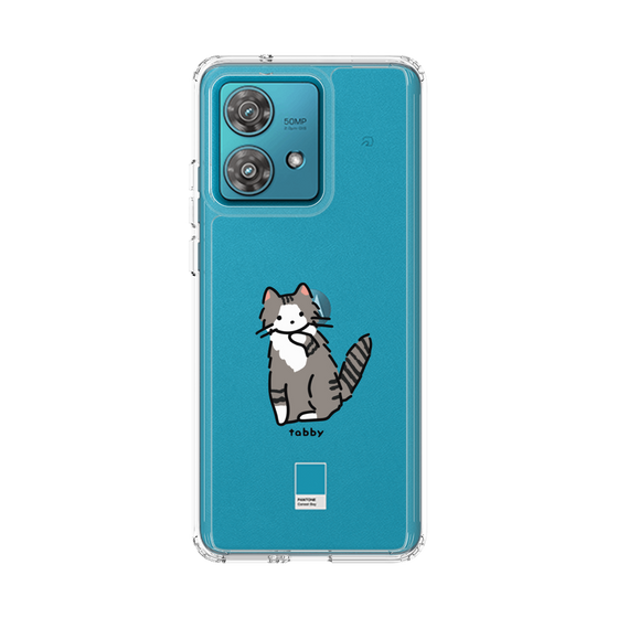 スリムプロテクションケース［ オリジナル - CASEPLAYネコ - tabby ］