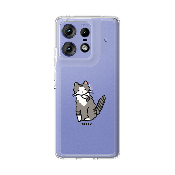 スリムプロテクションケース［ オリジナル - CASEPLAYネコ - tabby ］