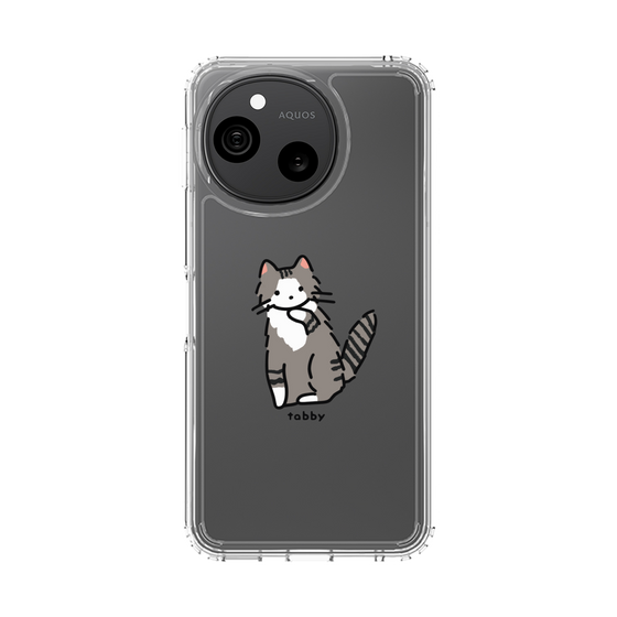 スリムプロテクションケース［ オリジナル - CASEPLAYネコ - tabby ］