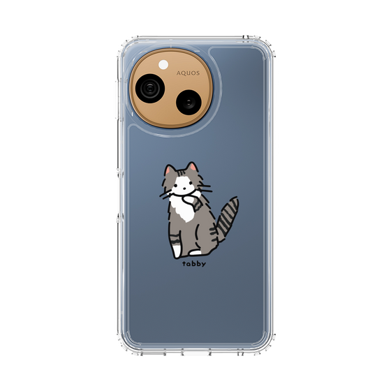 スリムプロテクションケース［ オリジナル - CASEPLAYネコ - tabby ］