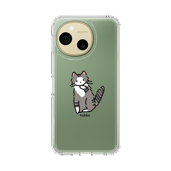 スリムプロテクションケース［ オリジナル - CASEPLAYネコ - tabby ］