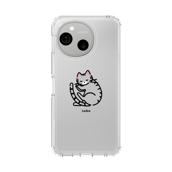 スリムプロテクションケース［ オリジナル - CASEPLAYネコ - saba ］