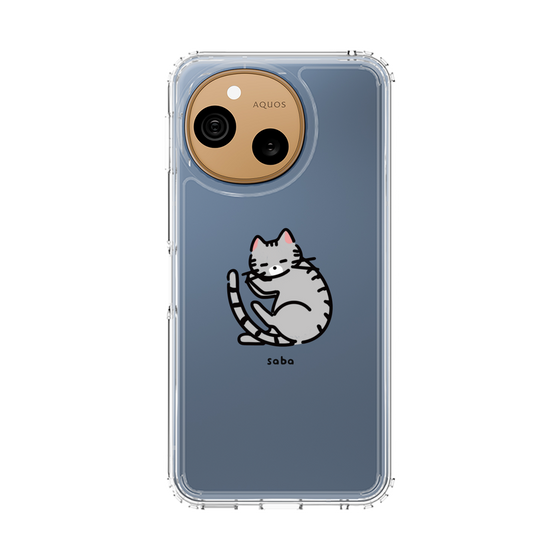 スリムプロテクションケース［ オリジナル - CASEPLAYネコ - saba ］