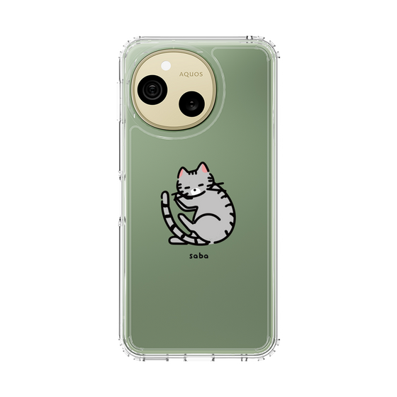 スリムプロテクションケース［ オリジナル - CASEPLAYネコ - saba ］