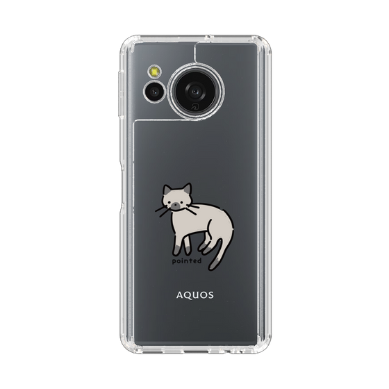 スリムプロテクションケース［ オリジナル - CASEPLAYネコ - pointed ］