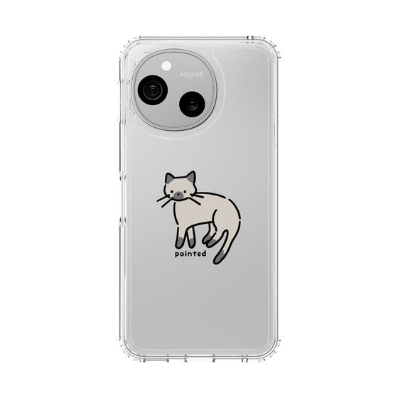 スリムプロテクションケース［ オリジナル - CASEPLAYネコ - pointed ］