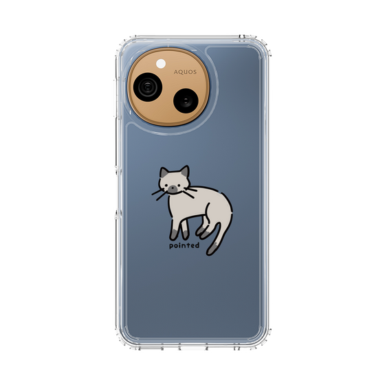 スリムプロテクションケース［ オリジナル - CASEPLAYネコ - pointed ］