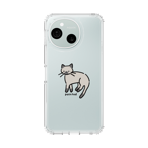 スリムプロテクションケース［ オリジナル - CASEPLAYネコ - pointed ］