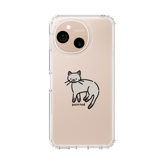 スリムプロテクションケース［ オリジナル - CASEPLAYネコ - pointed ］