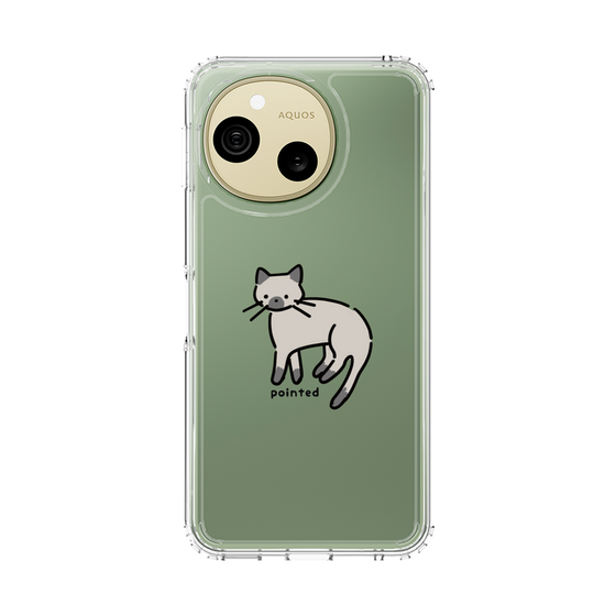 スリムプロテクションケース［ オリジナル - CASEPLAYネコ - pointed ］