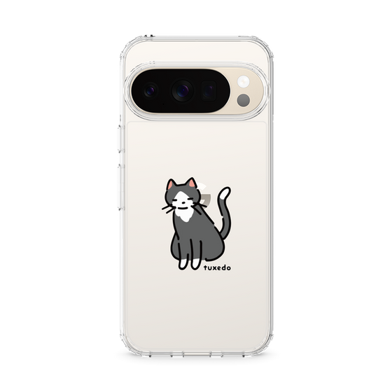 スリムプロテクションケース［ オリジナル - CASEPLAYネコ - tuxedo ］