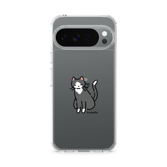 スリムプロテクションケース［ オリジナル - CASEPLAYネコ - tuxedo ］