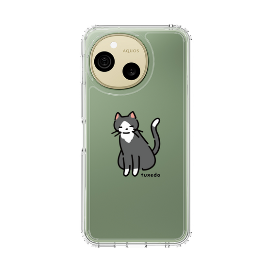 スリムプロテクションケース［ オリジナル - CASEPLAYネコ - tuxedo ］