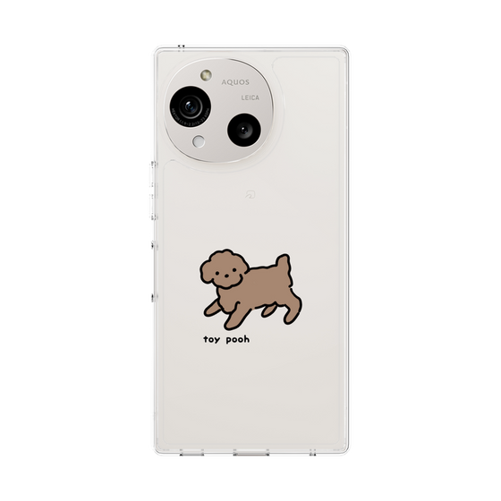 スリムプロテクションケース［ オリジナル - CASEPLAYイヌ - toy pooh ］