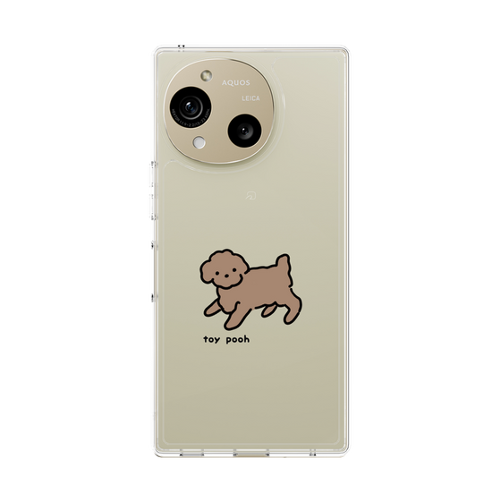 スリムプロテクションケース［ オリジナル - CASEPLAYイヌ - toy pooh ］