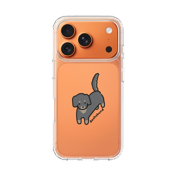 スリムプロテクションケース［ オリジナル - CASEPLAYイヌ - dachsund ］