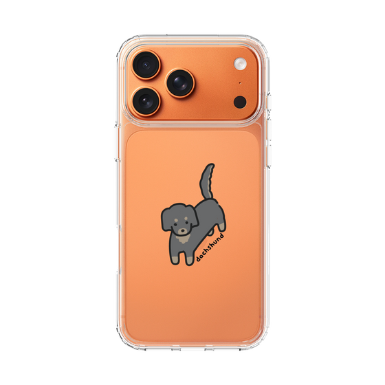 スリムプロテクションケース［ オリジナル - CASEPLAYイヌ - dachsund ］