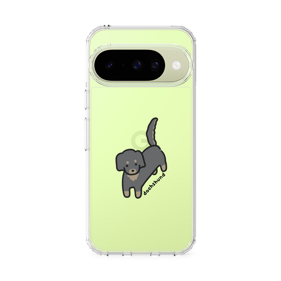スリムプロテクションケース［ オリジナル - CASEPLAYイヌ - dachsund ］