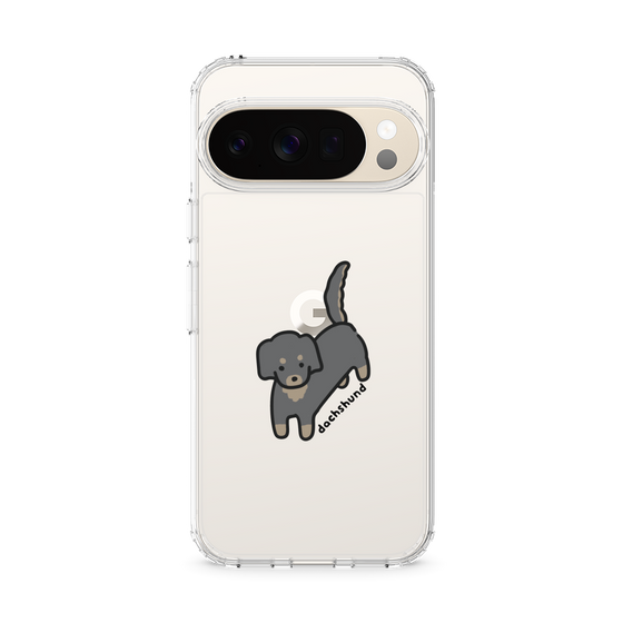 スリムプロテクションケース［ オリジナル - CASEPLAYイヌ - dachsund ］