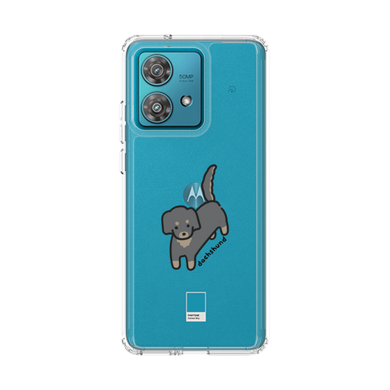 スリムプロテクションケース［ オリジナル - CASEPLAYイヌ - dachsund ］