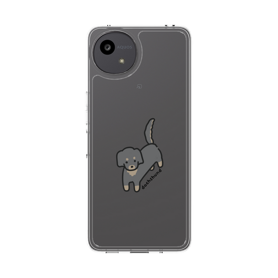スリムプロテクションケース［ オリジナル - CASEPLAYイヌ - dachsund ］