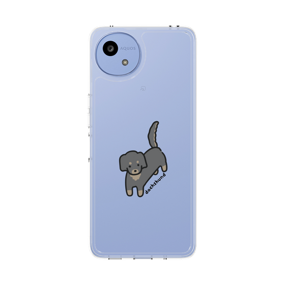 スリムプロテクションケース［ オリジナル - CASEPLAYイヌ - dachsund ］