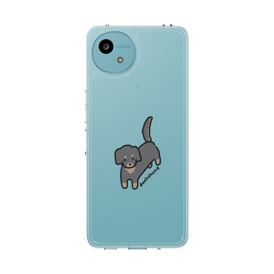 スリムプロテクションケース［ オリジナル - CASEPLAYイヌ - dachsund ］