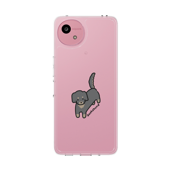 スリムプロテクションケース［ オリジナル - CASEPLAYイヌ - dachsund ］