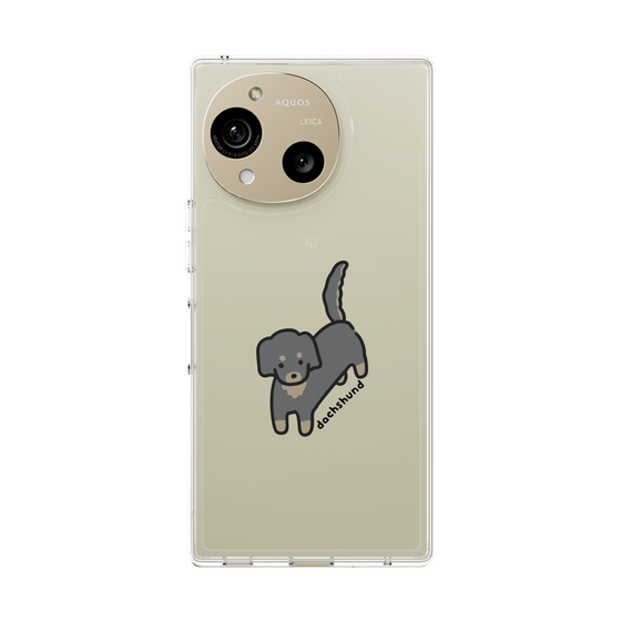 スリムプロテクションケース［ オリジナル - CASEPLAYイヌ - dachsund ］