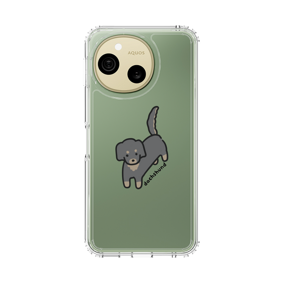 スリムプロテクションケース［ オリジナル - CASEPLAYイヌ - dachsund ］