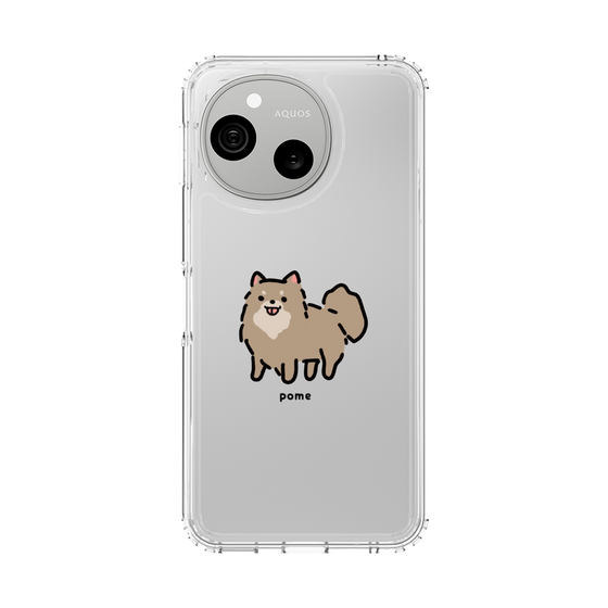 スリムプロテクションケース［ オリジナル - CASEPLAYイヌ - pome ］