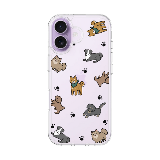 スリムプロテクションケース［ オリジナル - CASEPLAYイヌ総柄 - color ］
