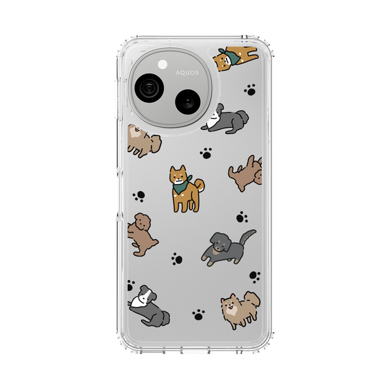 スリムプロテクションケース［ オリジナル - CASEPLAYイヌ総柄 - color ］