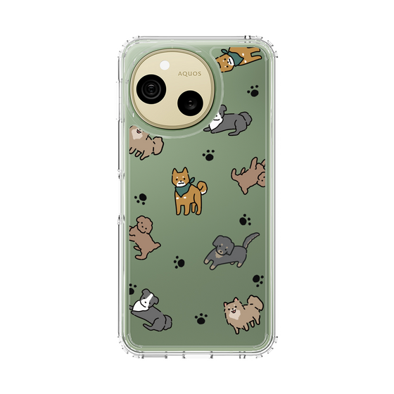 スリムプロテクションケース［ オリジナル - CASEPLAYイヌ総柄 - color ］