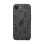 スリムプロテクションケース［ オリジナル - CASEPLAYネコ総柄 - black ］