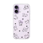 スリムプロテクションケース［ オリジナル - CASEPLAYイヌ総柄 - black ］