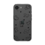 スリムプロテクションケース［ オリジナル - CASEPLAYイヌ総柄 - black ］