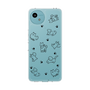 スリムプロテクションケース［ オリジナル - CASEPLAYイヌ総柄 - black ］